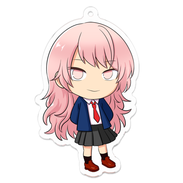 アクリルキーホルダー（コーティング） - 70 x 70 (mm)