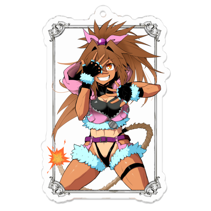 アクリルキーホルダー - 70 x 70 (mm)
