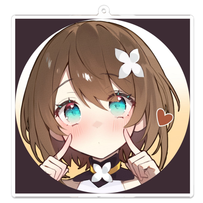 アクリルキーホルダー【100×100mm】