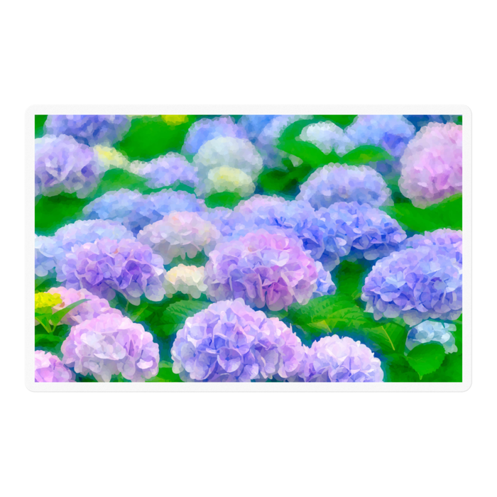 ステッカー - 100 x 100 (mm) 水彩風