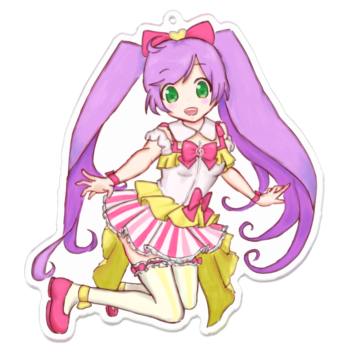 アクリルキーホルダー - 100 x 100 (mm)