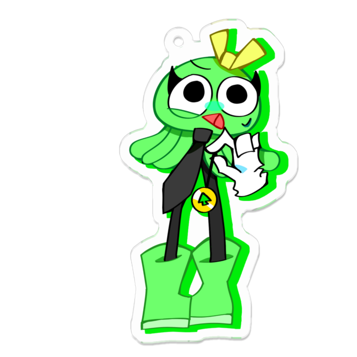 Jadeアクリルキーホルダー - 70 x 70 (mm)(1)