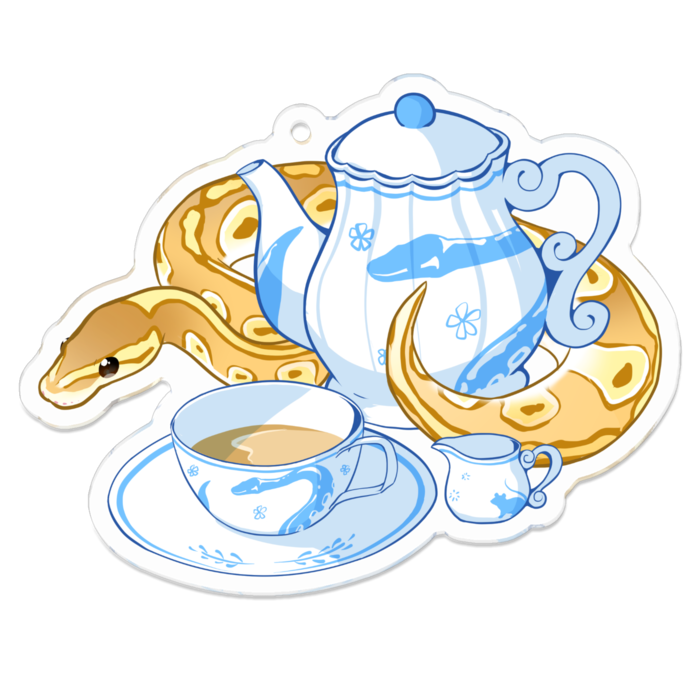 TeaTimeアクキー/ボール(コーラルグローバター)×ボール 7cm
