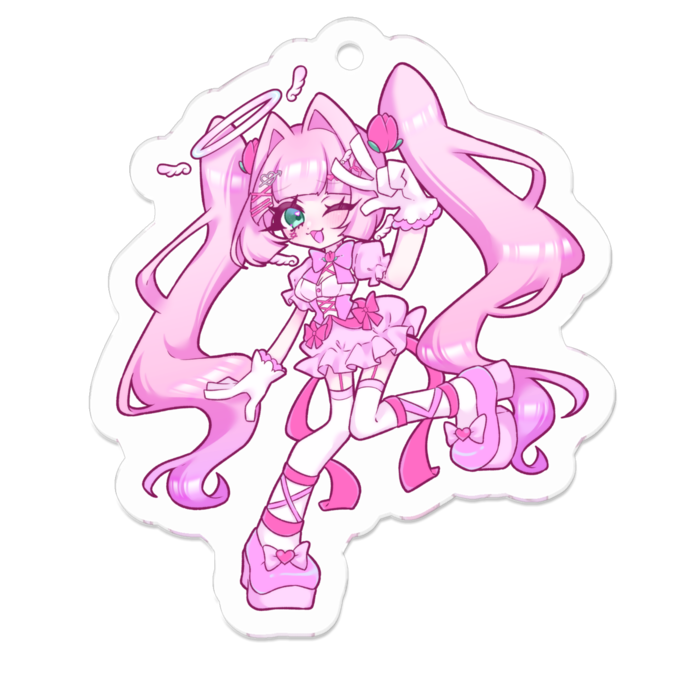 アクリルキーホルダー - 50 x 50 (mm)