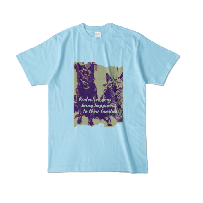 カラーTシャツ - L - ライトブルー (淡色)