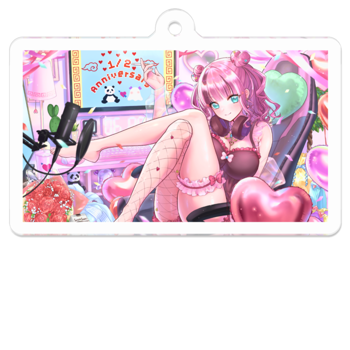 アクリルキーホルダー - 50 x 50 (mm)