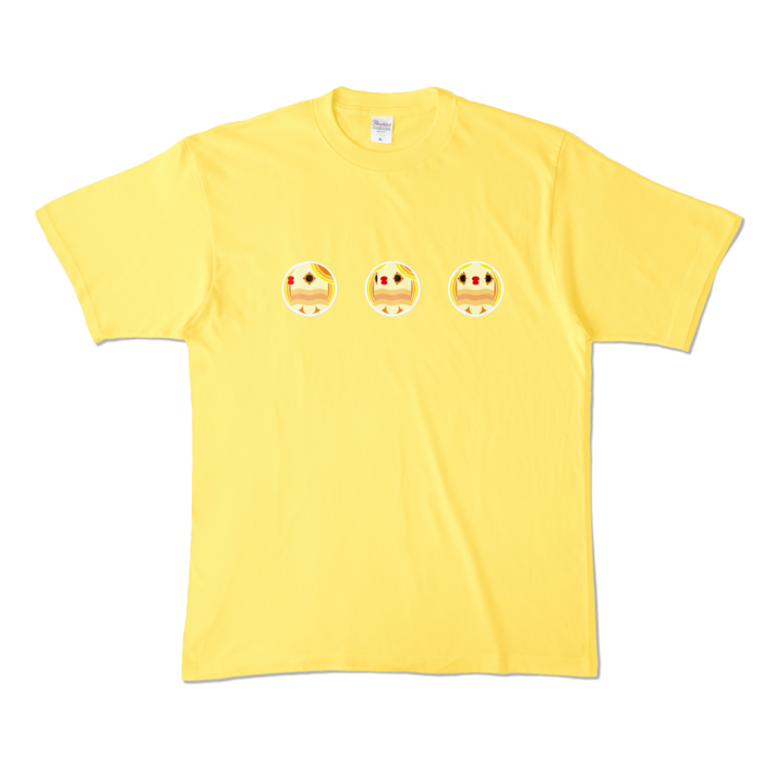 カラーTシャツ - XL - イエロー (濃色)