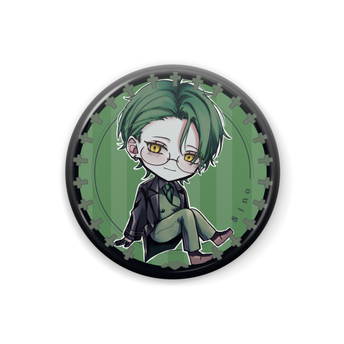 十字架のSD缶バッジ - 32mm