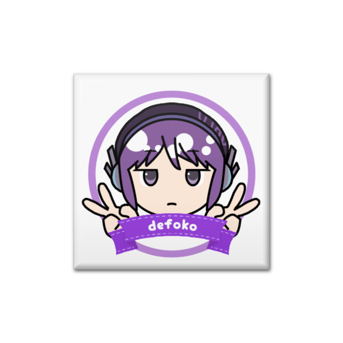 缶バッジ - 四角形40mm