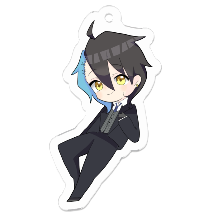 アクリルキーホルダー（コーティング） - 50 x 50 (mm)