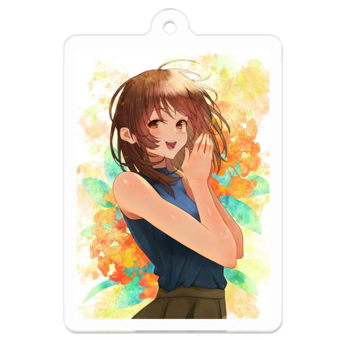 アクリルキーホルダー - 50 x 50 (mm)