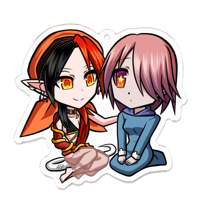 アクリルキーホルダー - 70 x 70 (mm)