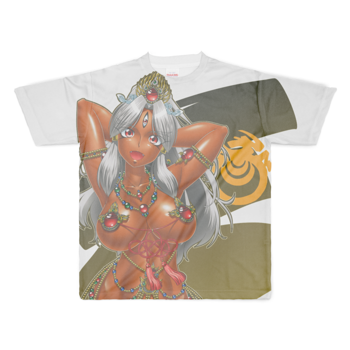 フルグラフィックTシャツ - XL - 正面印刷のみ
