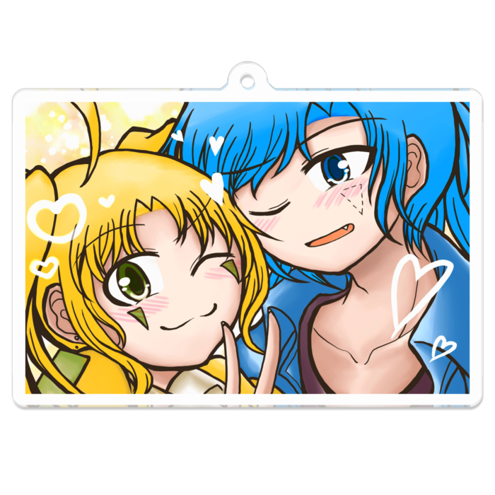 アクリルキーホルダー - 70 x 70 (mm)