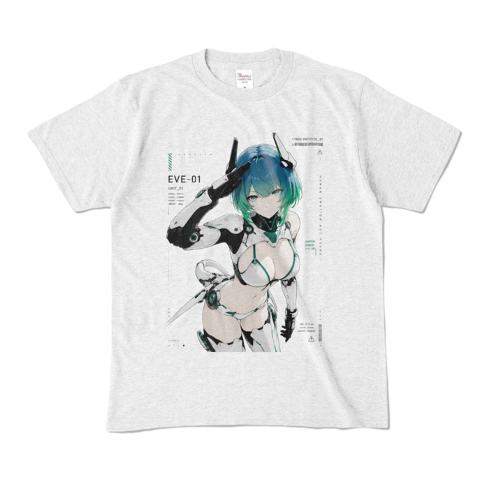 カラーTシャツ - M - アッシュ (淡色)