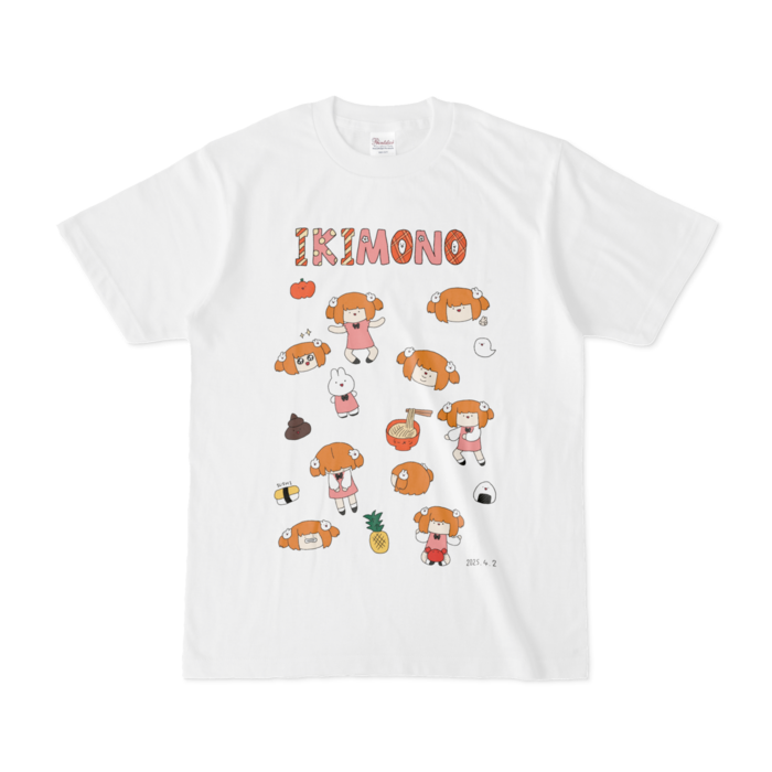 カラー - Tシャツ - S - 白
