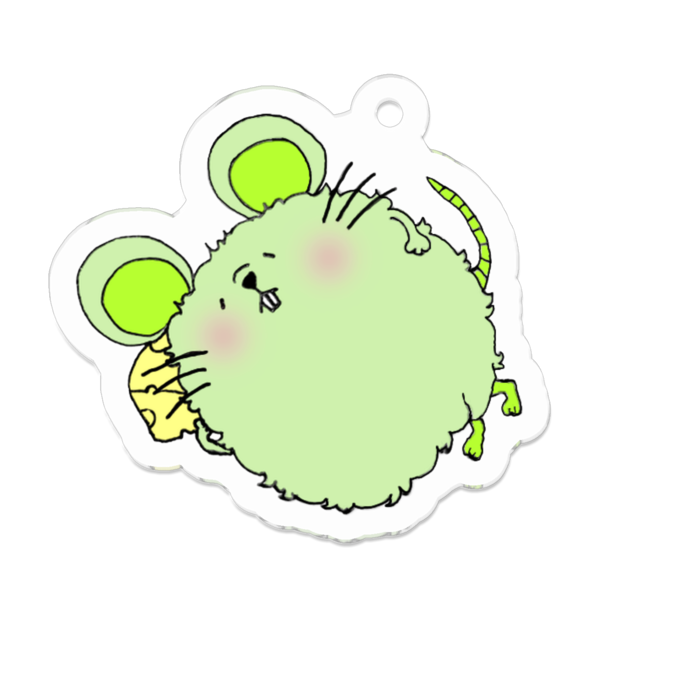 アクリルキーホルダー - 50 x 50 (mm)
