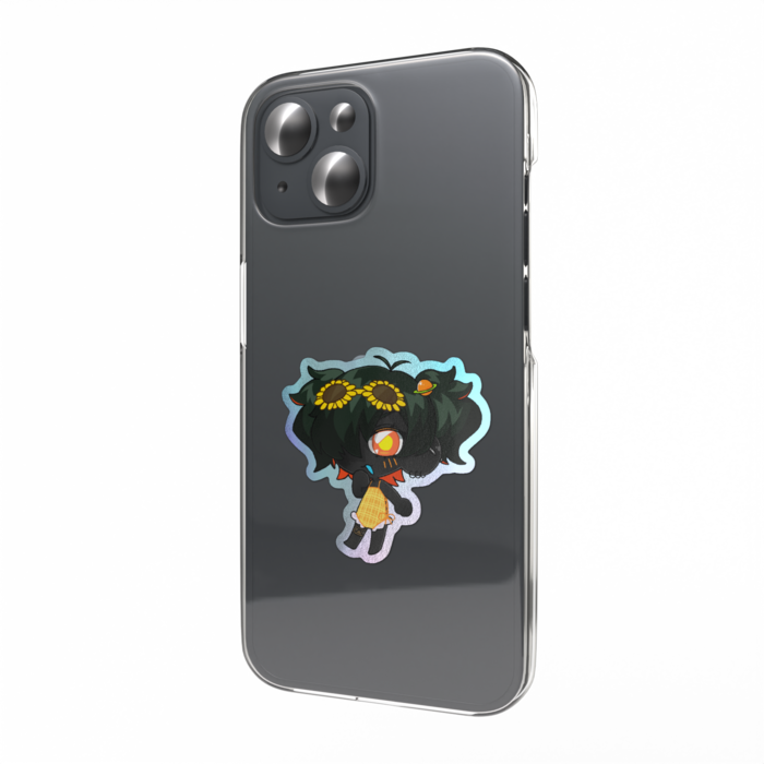 オーロラスマホステッカー - 縦