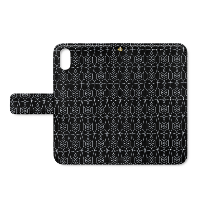 手帳型iPhoneケース - iPhone XS / X - ストラップ穴 あり