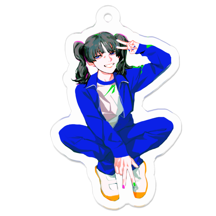 アクリルキーホルダー - 50 x 50 (mm)