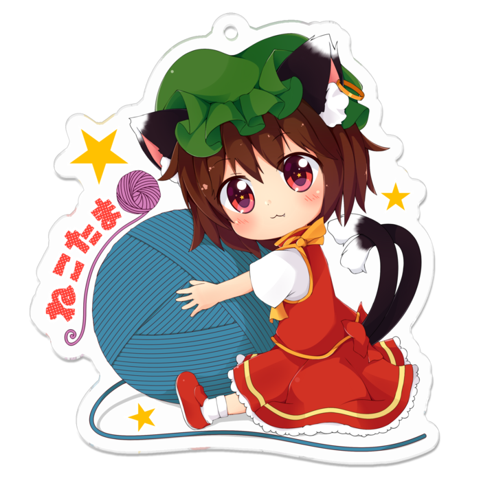 アクリルキーホルダー - 70 x 70 (mm)