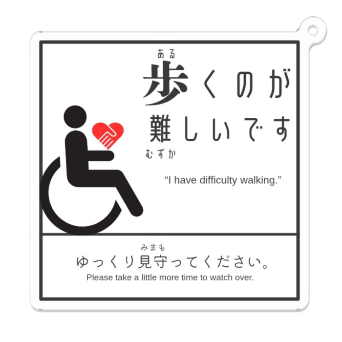 アクリルキーホルダー - 70 x 70 (mm)