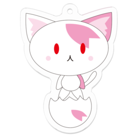 桜にゃんたま 夜桜にゃんたま アクリルキーホルダー 千魔猫アリス アリス ココロナ Booth