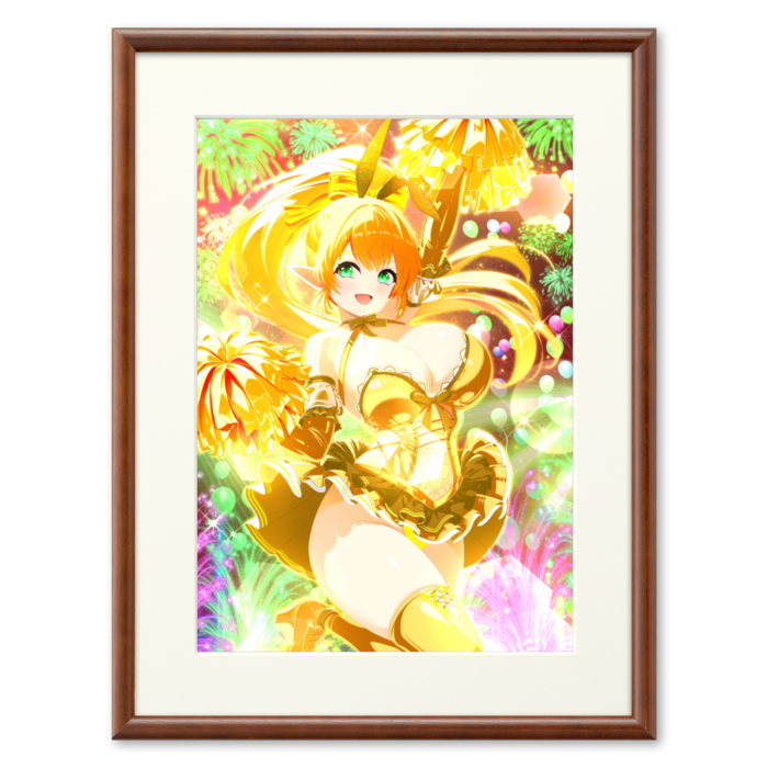 複製画(プリモアート) - A3(金髪/額縁・ブラウン)
