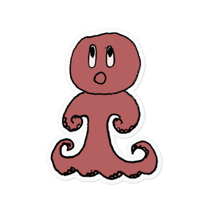 ステッカー - 100 x 100 (mm)