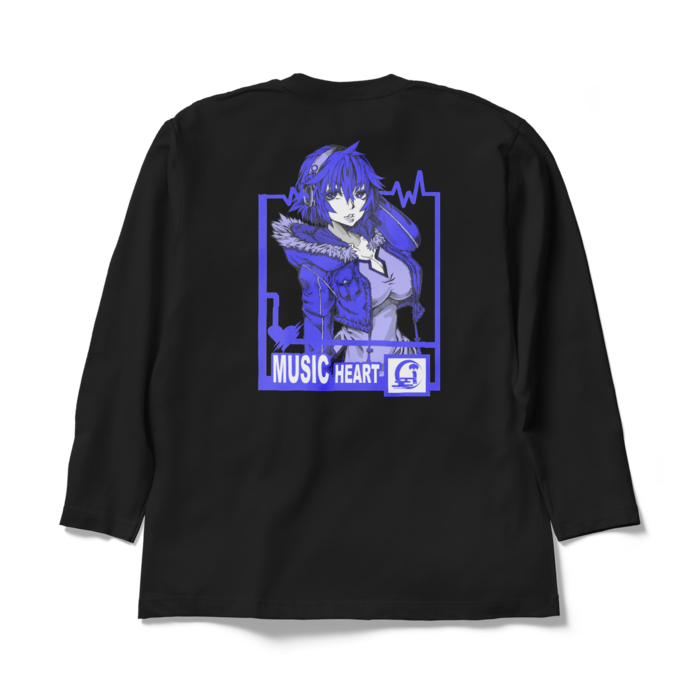 ロングスリーブTシャツ - XL - ブラック