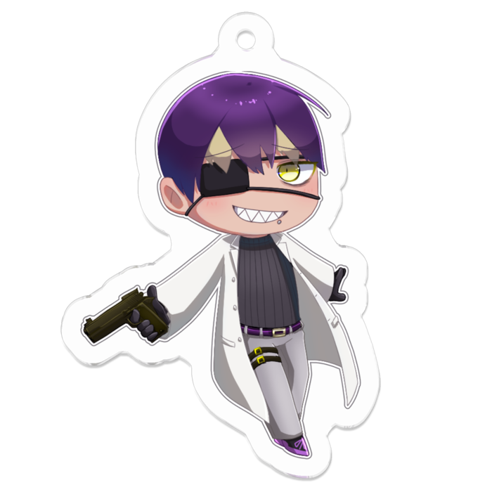 アクリルキーホルダー - 50 x 50 (mm)