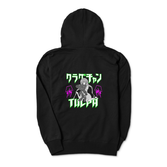 ジップパーカー - S - 背面