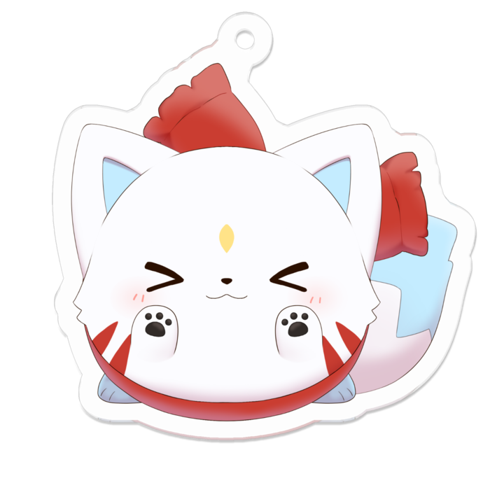 アクリルキーホルダー（コーティング） - 50 x 50 (mm)