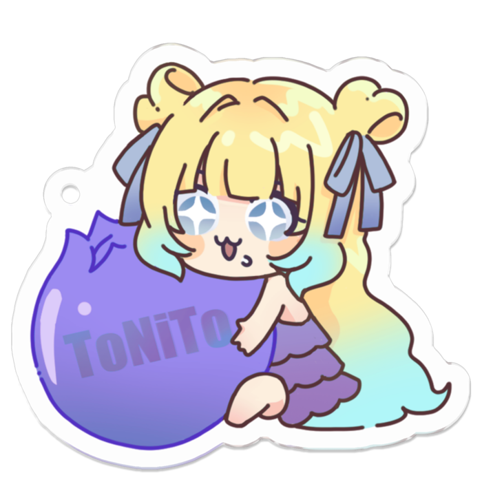 アクリルキーホルダー - 50 x 50 (mm)