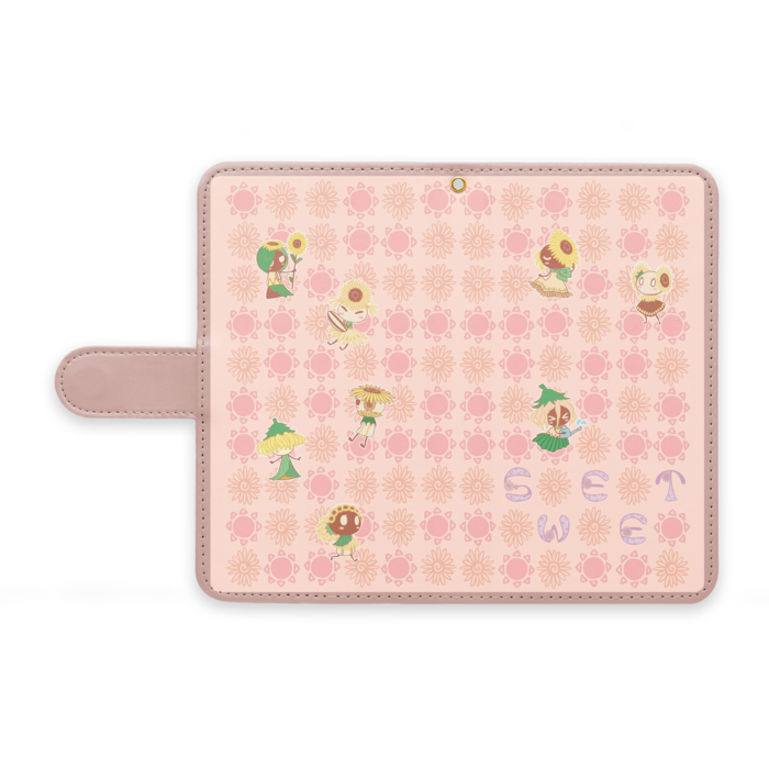 手帳型Androidケース - M - ストラップ穴 あり