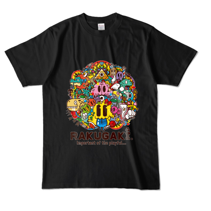 カラーTシャツ - L - ブラック (濃色)