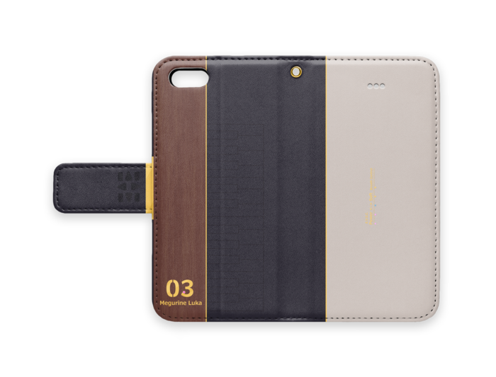 手帳型iPhoneケース - iPhone5 - ストラップ穴 あり