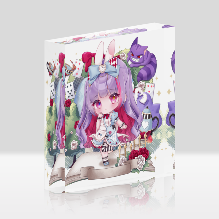 ②アクリルブロック - 100x100mm