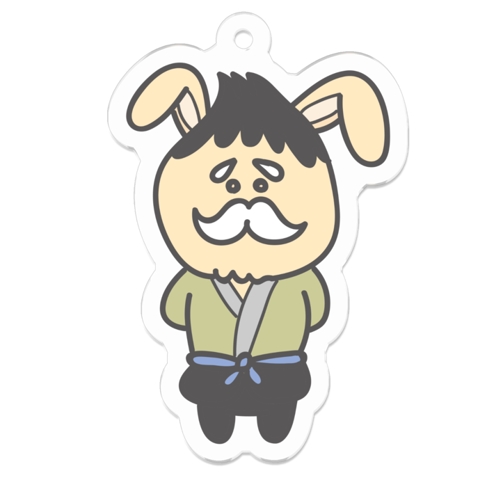 アクリルキーホルダー - 50 x 50 (mm)