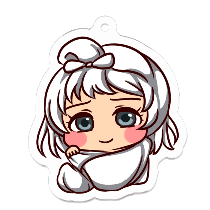 アクリルキーホルダー - 50 x 50 (mm)