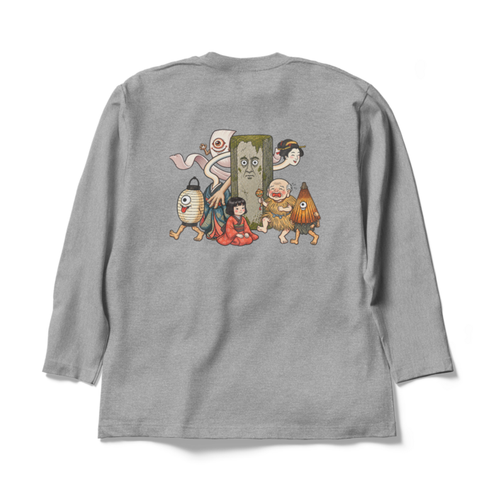 ロングスリーブTシャツ - XL - 杢グレー