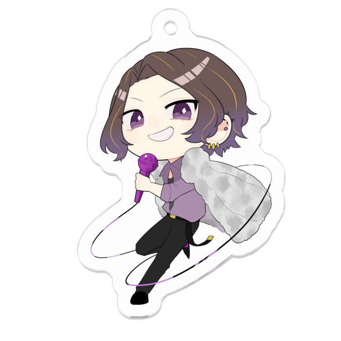 アクリルキーホルダー - 50 x 50 (mm)