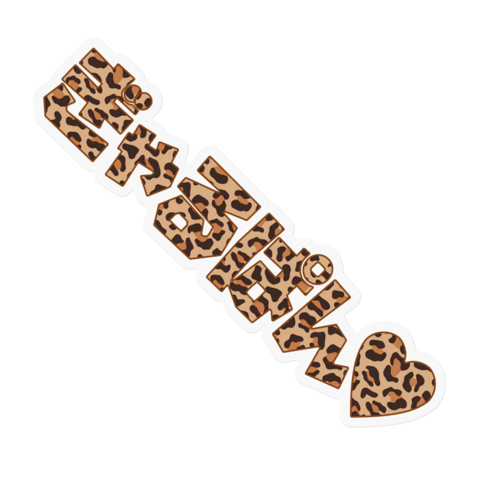 ヒョウ - 100 x 100 (mm)