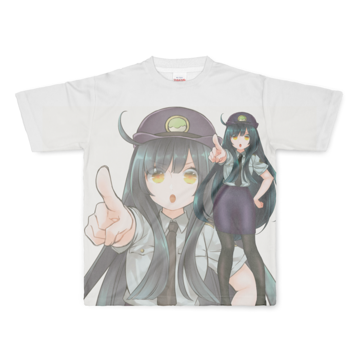 フルグラフィックTシャツ - L - 正面印刷のみ