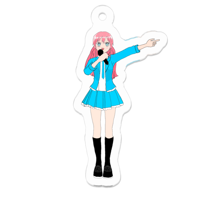 アクリルキーホルダー - 50 x 50 (mm)