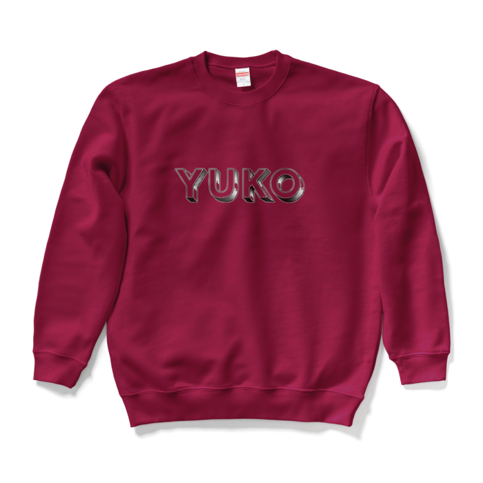 スウェット - L - バーガンディ