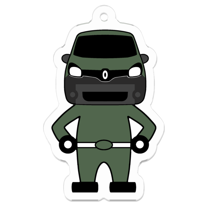 アクリルキーホルダー - 50 x 50 (mm)