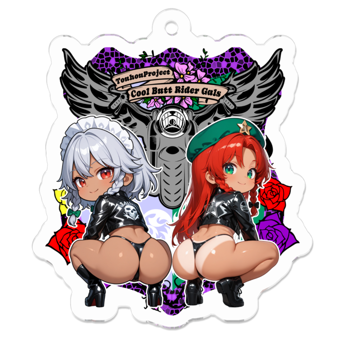 アクリルキーホルダー - 50 x 50 (mm)