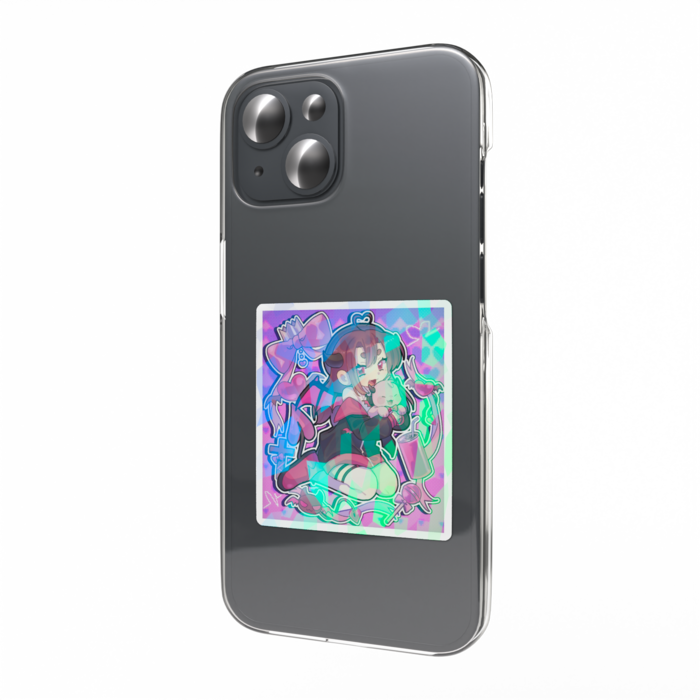 ホログラムスマホステッカー - 縦