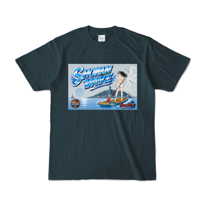 カラーTシャツ - S - デニム (濃色)